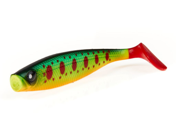 Приманка силиконовая Lucky John Red Tail Shad 5" #PG01