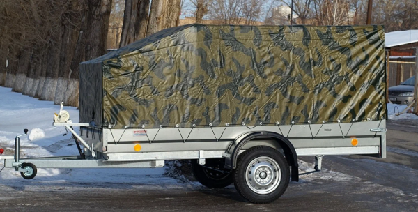 Тент 3,2х1,4м Аэродинамический (1150мм) #Камуфляж летний