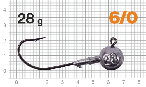 Джиг-головка Nautilus Corner 120 NC-2218 hook №6/0, 28г, 3шт