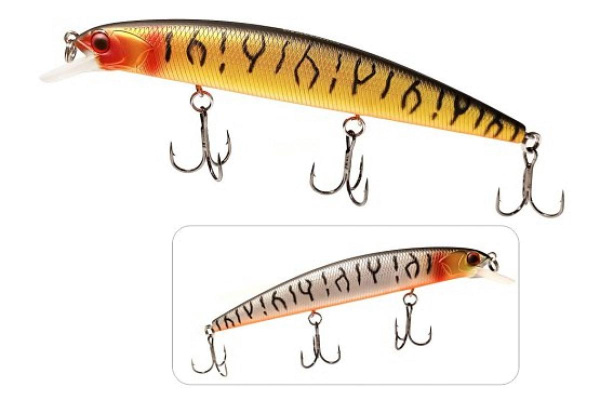 Воблер Mottomo Aringo 130SP 130мм, 21,3г #Silver&Gold Tiger