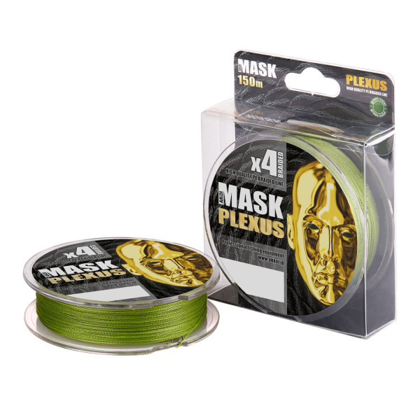 Плетеный шнур Akkoi Mask Plexus # 0,2 6lb 2,73кг 0,08мм 150м #Зеленый (Green)