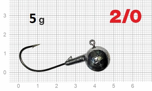 Джиг-головка Nautilus Corner NC-2217 hook №2/0,  5г, 5шт