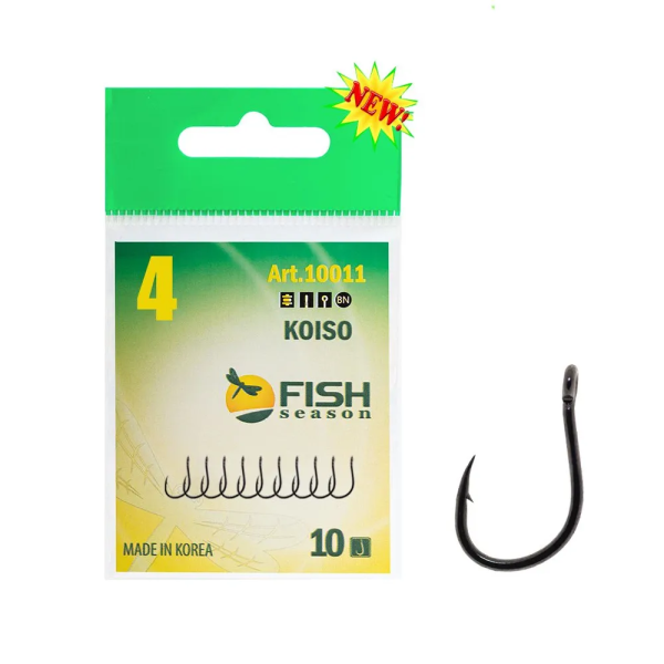 Крючок Одинарный Fish Season SODE-RING №4 10шт