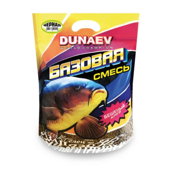 Прикормка Dunaev "Базовая смесь" 2,5кг #Черная
