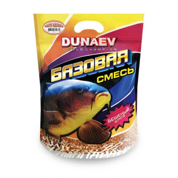 Прикормка Dunaev "Базовая смесь" 2,5кг #Карп-Карась