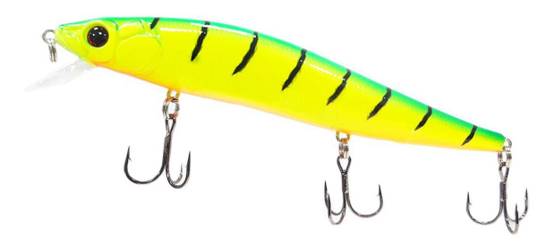 Воблер Mottomo Ostra 130F 130мм, 22,5г #Lime Tiger