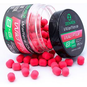 Бойлы нейтральные Zemex Wafters Dumbells 8х6, 20гр, Wild Fruit