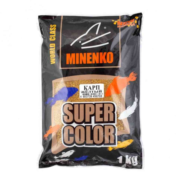 Прикормка Minenko "Super Color" 1кг #Карп желтый