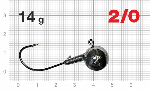 Джиг-головка Nautilus Corner NC-2217 hook №2/0, 14г, 5шт