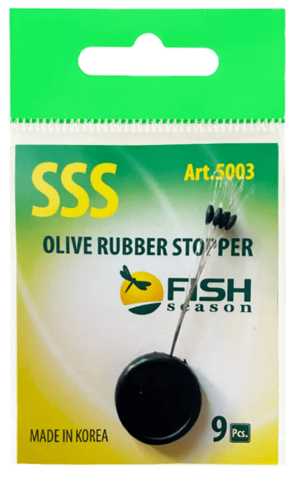 Стопор Fish Season оливка, №SSS, 9шт