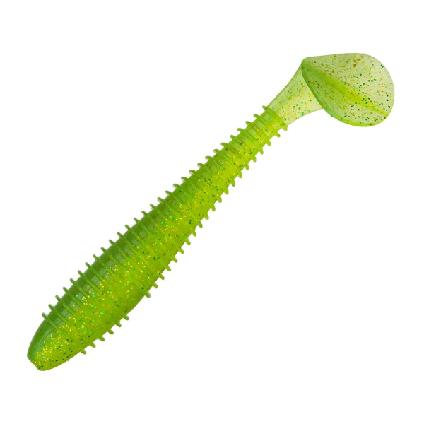 Приманка силиконовая Keitech Swing Impact Fat 5.8" #424 Lime Chartreuse