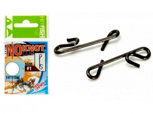 Застежка безузловая HitFish No Knot Clip №1 9lb 4кг