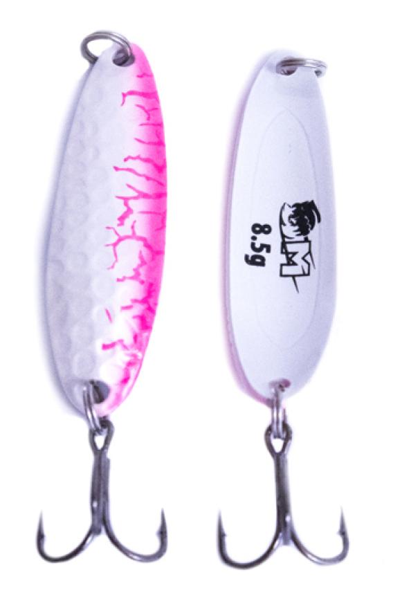 Блесна колеблющаяся Mottomo Shiny Blade 8,5г #Pink Crack