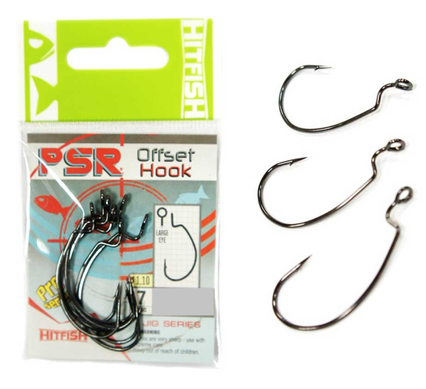 Крючок Офсетный HitFish PSR Offset hook №4/0 5шт