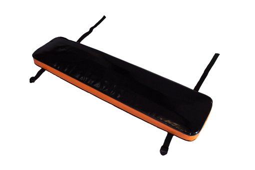 Накладка для сидения лодки Solar (960х230мм) #черно-оранжевая