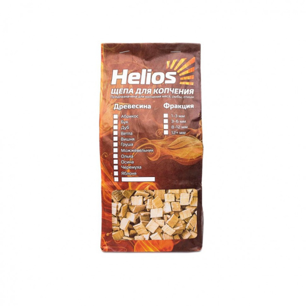 Щепа для копчения Helios Бук, BBQ time (80-165), 0,5л
