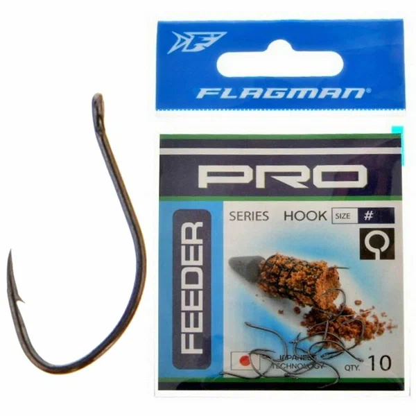 Крючок Одинарный F-Fishing Pro Feeder №16 10шт