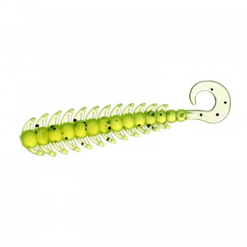 Приманка силиконовая F-Fishing Kemushi 2,5" #112 Chartreuse