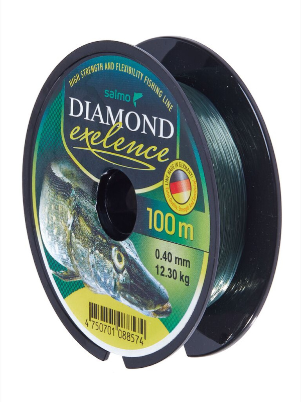 Монофильная леска Salmo Diamond Exelence 100м, 0,40мм