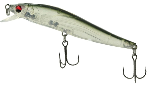 Воблер Mottomo Ostra 100F 100мм, 10г #Black Ghost