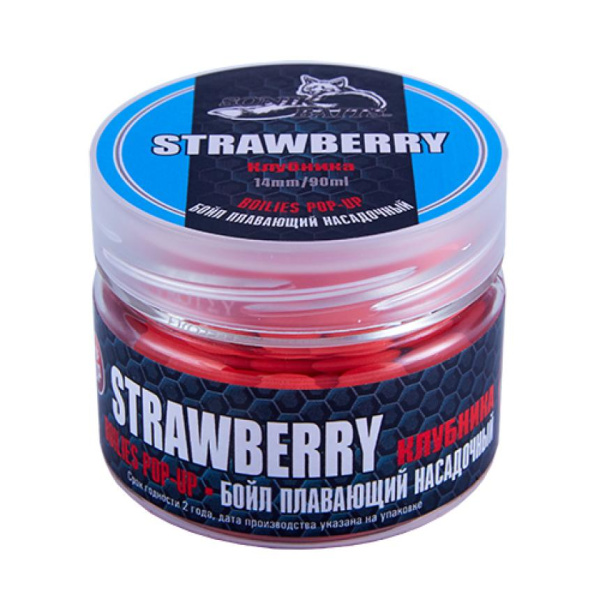 Бойлы плавающие Sonik Baits Pop-Up 14мм 90мл STRAWBERRY