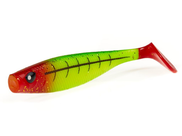 Приманка силиконовая Lucky John Red Tail Shad 5" #PG15