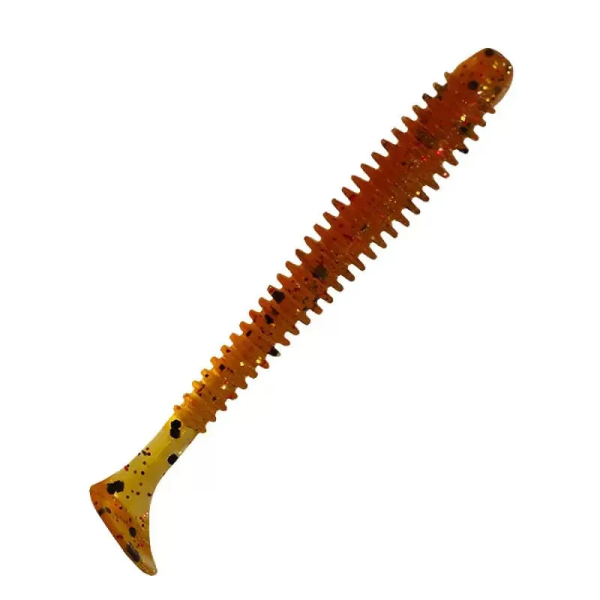 Приманка силиконовая Crazy Fish Vibro Worm 2.5" 81-65-32-6 8шт