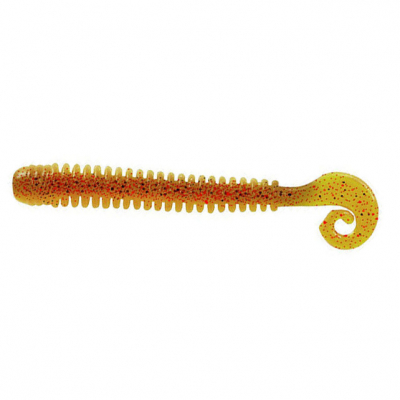 Силиконовая приманка LureMax Cheeky Worm 2,5" #007 Ebimiso Oil