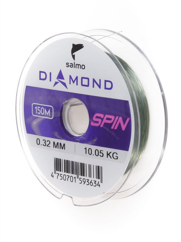 Монофильная леска Salmo Diamond Spin 150м 0,32мм