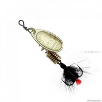 Блесна вращающаяся Mepps Aglia Mouche 0, 2,5г #Gold/Black fly Блесна вращающаяся Mepps Aglia Mouche 0, 2,5г #Gold/Black fly