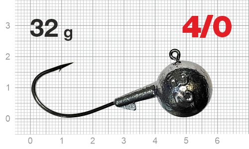 Джиг-головка Nautilus Corner NC-2217 hook №4/0, 32г, 5шт