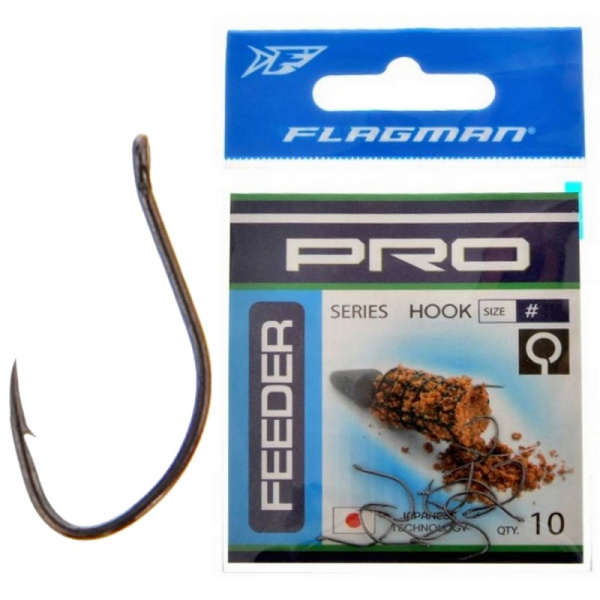 Крючок Одинарный F-Fishing Pro Feeder №18 10шт