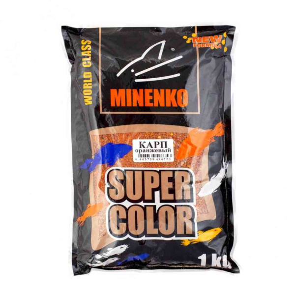 Прикормка Minenko "Super Color" 1кг #Карп оранжевый