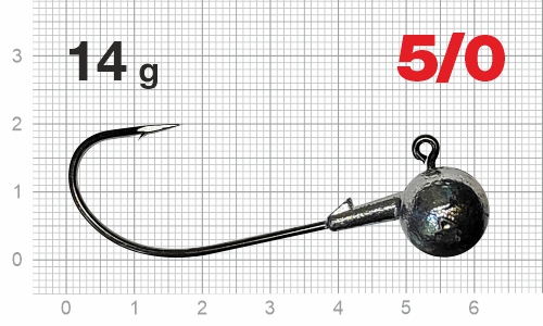 Джиг-головка Nautilus Corner NC-2217 hook №5/0, 14г, 5шт