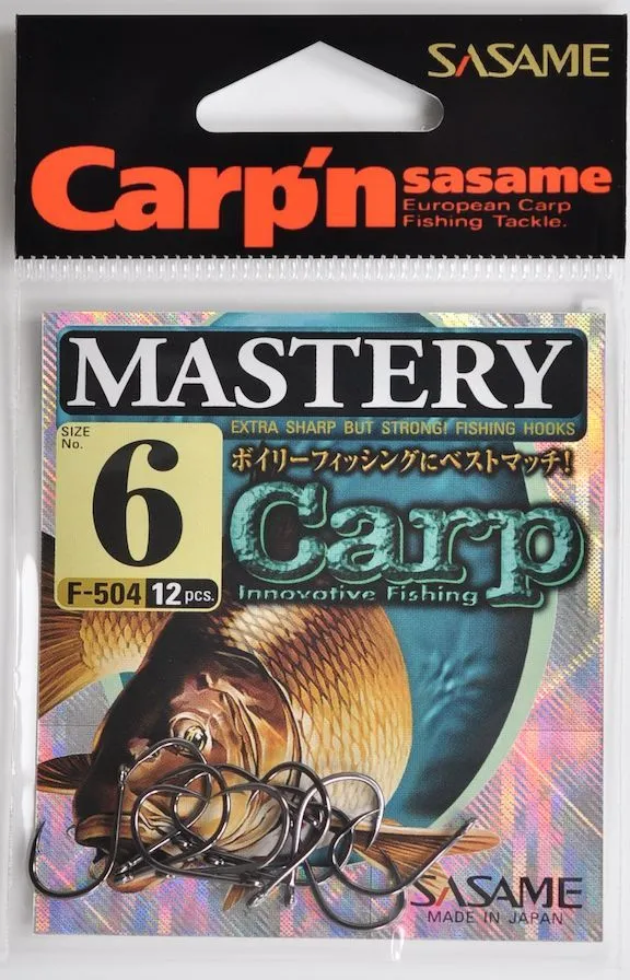 Крючок Одинарный Sasame Carping NS №6 