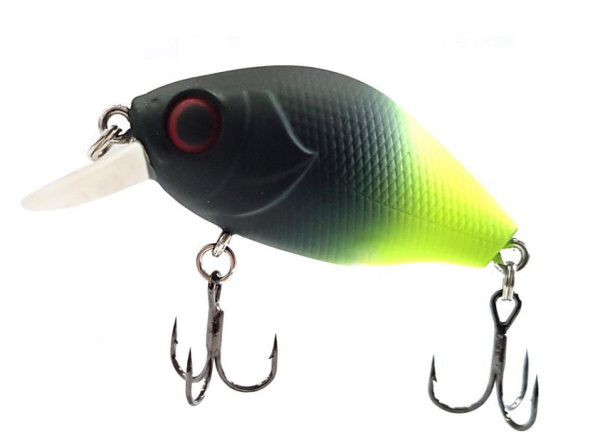 Воблер Mottomo Smurf 40F 40мм, 7г #Black Lime