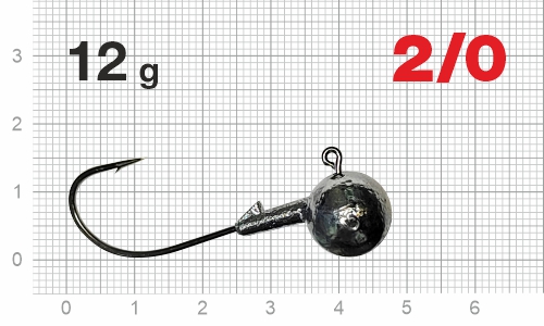 Джиг-головка Nautilus Corner NC-2217 hook №2/0, 12г, 5шт