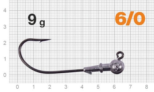 Джиг-головка Nautilus Corner 120 NC-2218 hook №6/0,  9г, 5шт