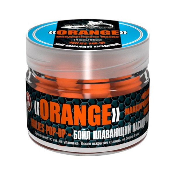 Бойлы плавающие Sonik Baits Pop-Up 14мм 90мл ORANGE-TANGERINE