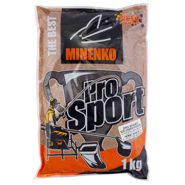 Прикормка Minenko "Pro Sport" 1кг #base competition super black