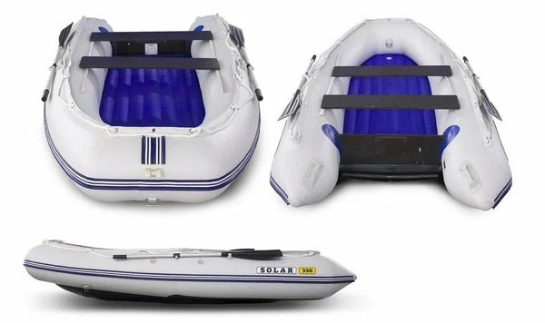 Лодка ПВХ Solar 350-К Максима НДНД #серый