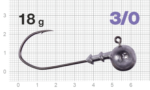 Джиг-головка Nautilus Claw NC-1021 hook №3/0, 18гр, 3шт