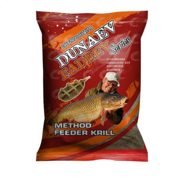 Прикормка Dunaev Fadeev 1кг #Method Feeder Krill