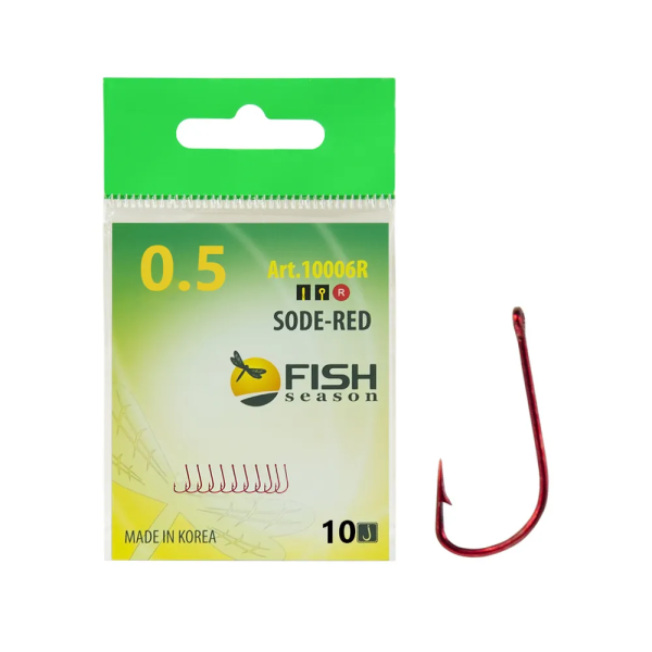 Крючок Одинарный Fish Season SODE-RING №05 10шт