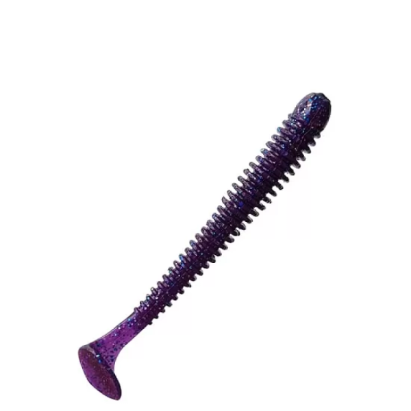 Приманка силиконовая Crazy Fish Vibro Worm 3.4" 12-85-98-6 5шт