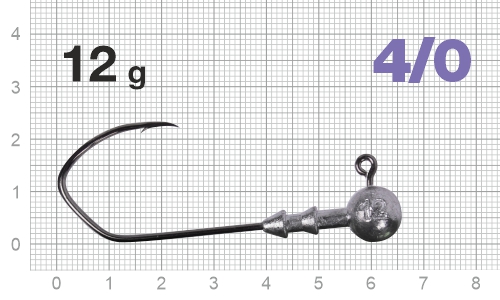 Джиг-головка Nautilus Claw NC-1021 hook №4/0, 12гр, 3шт