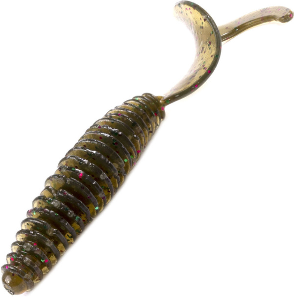 Приманка силиконовая Lucky John UltraWorm Curly 2" #S21