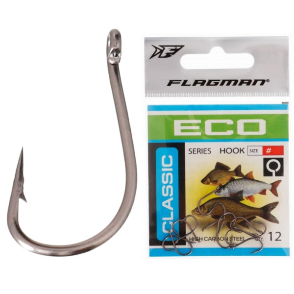 Крючок Одинарный F-Fishing Classic 4 №12 12шт