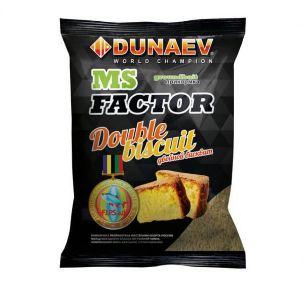 Прикормка Dunaev MS Factor 1кг #Бисквитный взрыв