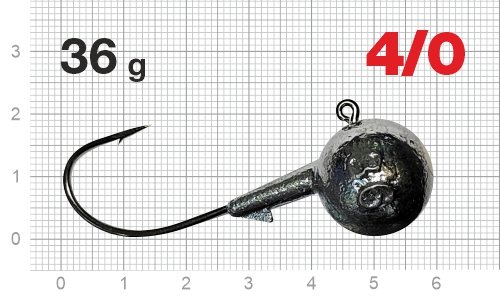 Джиг-головка Nautilus Corner NC-2217 hook №4/0, 36г, 5шт